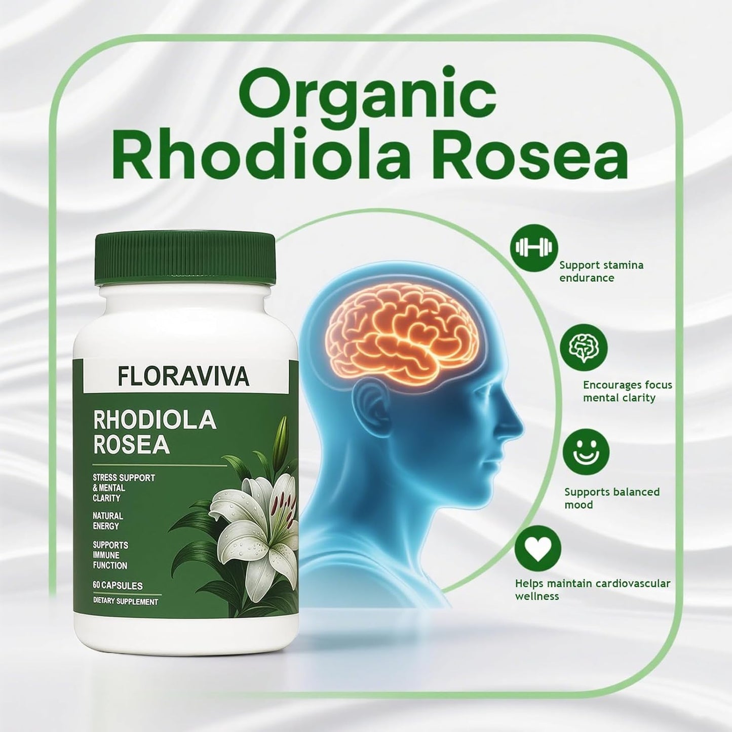 Floraviva Rhodiola Rosea Capsules